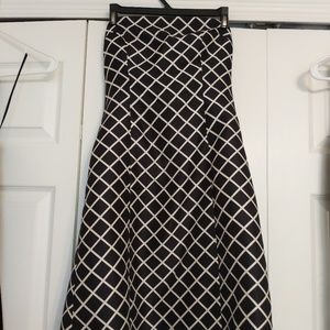 J crew strapless silk dress